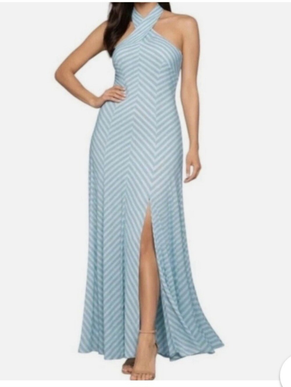 NWT Criss Cross Halter Maxi Dress.